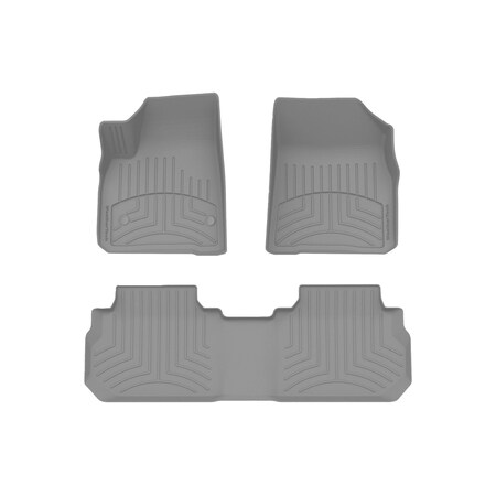 Weathertech Grey, Front and Rear FloorLiner HP 46955-1-2IM