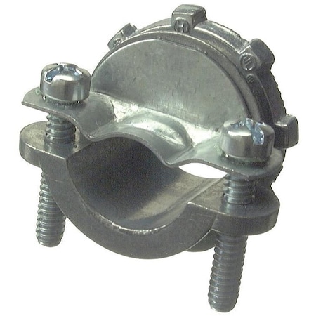 Halex Clamp, Conduit Use, 1-1/4 in, Die Cast Zinc 05112B