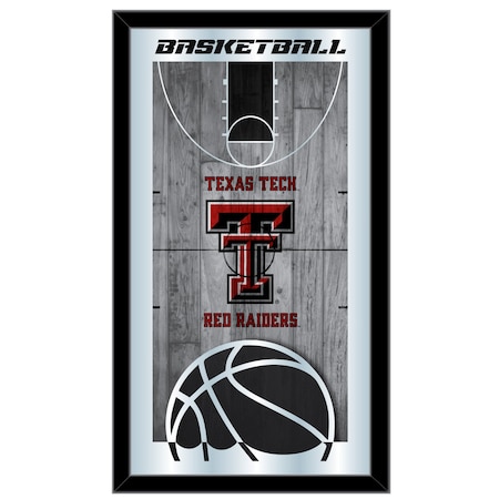 Holland Bar Stool Co Texas Tech 15" x 26" Basketball Mirror MBsktTXTech