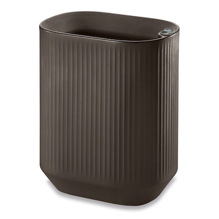 Crescent Garden TruDrop Modular Self-Watering Tall Square Planter - Indoor/Outdoor - Bark, 20"x20"x38"H A619774