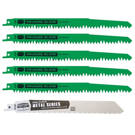 thumbnail image 2 of Greenlee 353-9535RCT Carbide Tipped Recip Saw Blades – 9” 3TPI – 2-Pack, Made In Switzerland 2 of 6