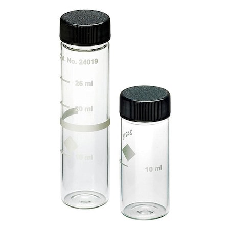 Hach Vial, 106.68 mm H, Black, PK6 2838300