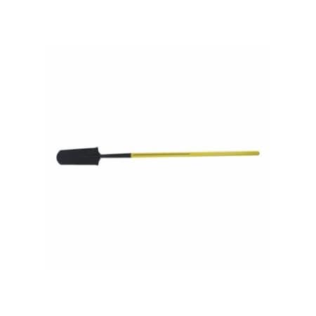 Nupla Ergo Power Drain Spade, 14 in x 4-3/4 in Round Point Blade, 48 in Fiberglass Straight Handle 545-72-091