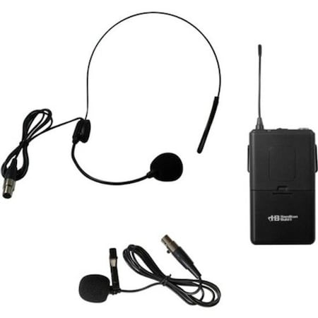 Hamiltonbuhl Venu100A/80A Belt Pack w/ Lapel & Head Microphones 915 Frequency VENU180A-BP915