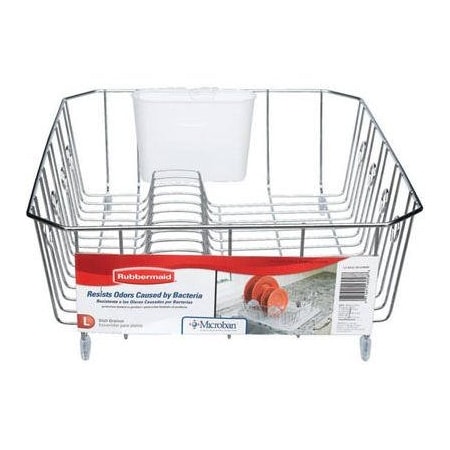 Rubbermaid Drainr Dish13.8X17.6 Chr 2026573