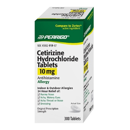 Padagis Cetirizine, 10mg, 300PK 45802091987