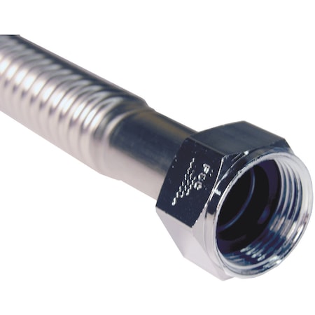 Westlake Pipe & Fittings 3/4'' FIPx3/4'' FIPx36'' L Corrugated SS Water Heater Connector 10-1378