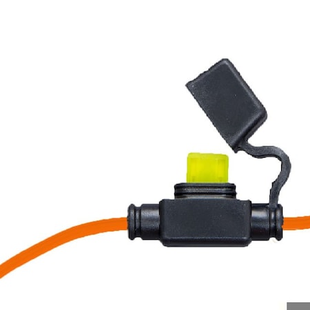 Optifuse IP65 In-Line for Mini Blade, 18AWG 10A LPM-01B-18OR