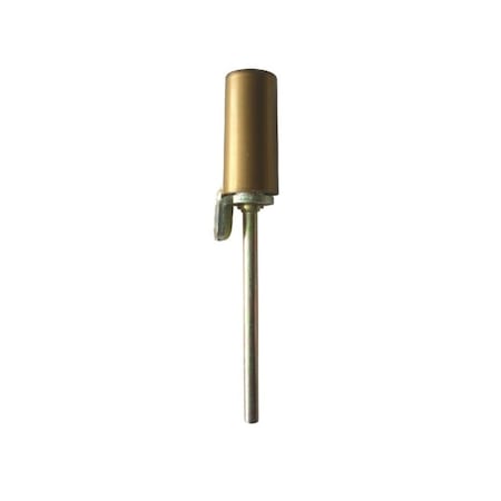 Global Door Controls 4 in. Satin Brass Hinge Pin Door Stopper CP4040-PIN-US4M