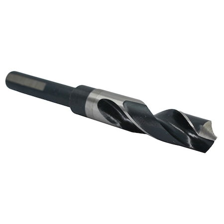 Drill America 1-1/16" Reduced Shank HSS Drill Bit 1/2" 3-Flat Shank, D/A3F Series D/A3F1-1/16