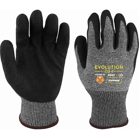 Ironwear A8 Cut Level Gloves with Sandy Nitrile Palm, 2X-Large 4945-2XL