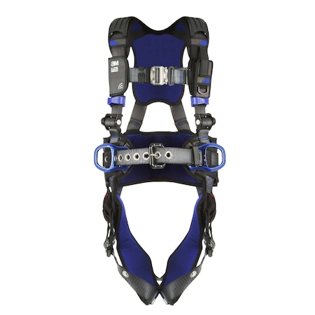 3M Dbi-Sala ExoFit(TM) X300 Fall Protection Harness, M, 420 lb, Quick-Connect Chest/ Tongue Leg Straps 1403060