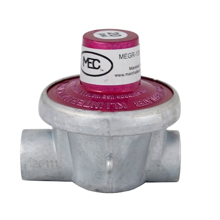 Ap Products Without Shut Off Valve, 1/4" Female NPT Inlet and 1/4" Female NPT Outlet, 30 PSI, Single Stage MEGR-130-30P