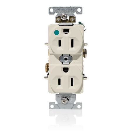 Leviton Dup HG 15A 125V Self-Gr LtAl C8200-T