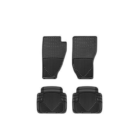 Weathertech Black, Front and Rear All Weather Floor Mats W10-W50