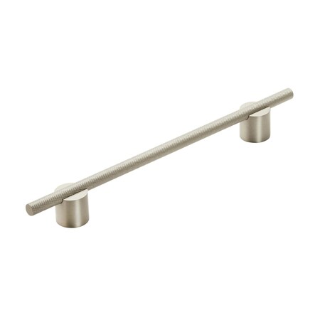 Amerock Transcendent 7-9/16 in 192 mm Center-to-Center Silver Champagne Cabinet Pull BP7414192SCSC