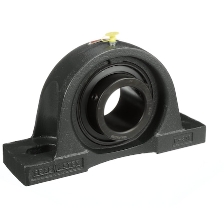 Sealmaster Mounted Cast Iron Two Bolt Pillow Block Ball Bearing - 52100 Bearing Steel, Black Oxided MP-39C