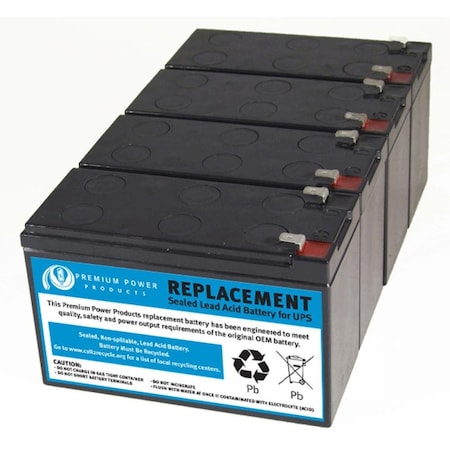 Premium Power Products Battery, SLA, APC, #116 SLA116-ER