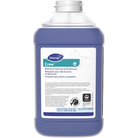 Diversey Bathroom Cleaner, 2.5L Bottle, 2 PK 93172650