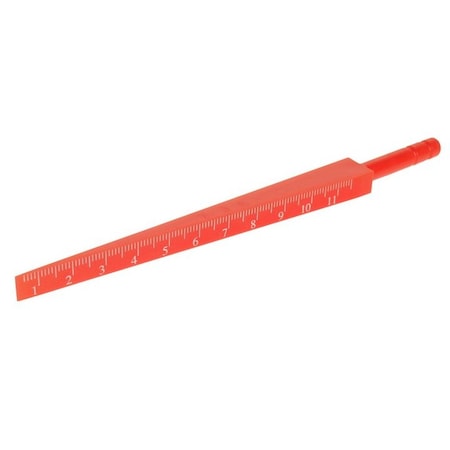 Jtc Auto Tools Plastic taper gauge for bearings & slots - laser-engraved scale with knurled handle 5327