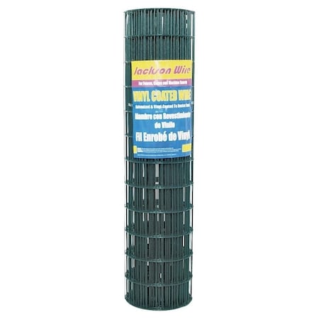 Jackson Wire Jackson Wire 10 14 25 30 Welded Garden Fence, 16 ga, 50 ft L, 36 in H, Galvanized 10142530