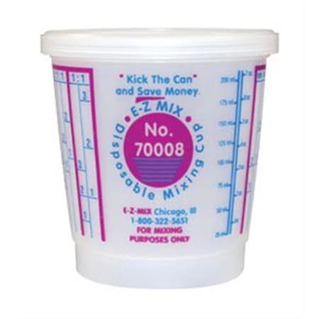 E-Z Mix 1/2 Pint Disposable Mixing Cups 100/Box 70008