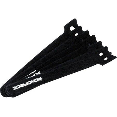 Monoprice CABLE TIES_ 6-INCH_ 100PCS/PACK_ BLACK, 100PK 6476