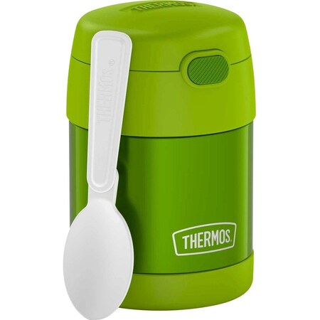 Thermos 10-Ounce FUNtainer Vacuum-Insulated Stainless Steel Food Jar (Lime) F3100LM6