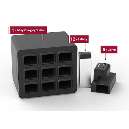 Kwikboost Device Charging Station, 6 in H KBEP-12B6C9