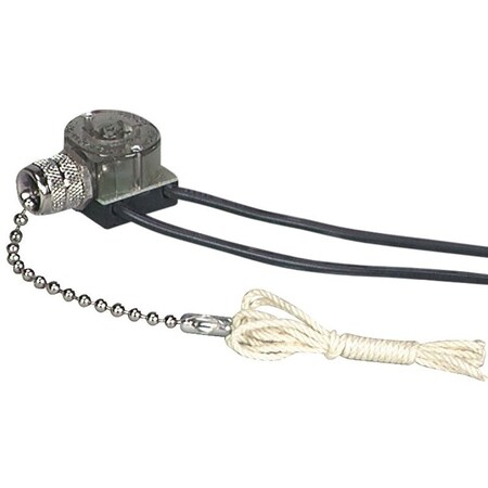 Eaton Wiring Devices Canopy Switch with Bell End, Lead Wire Terminal, 1/3/6 A, 125/250 V 458NP-BOX