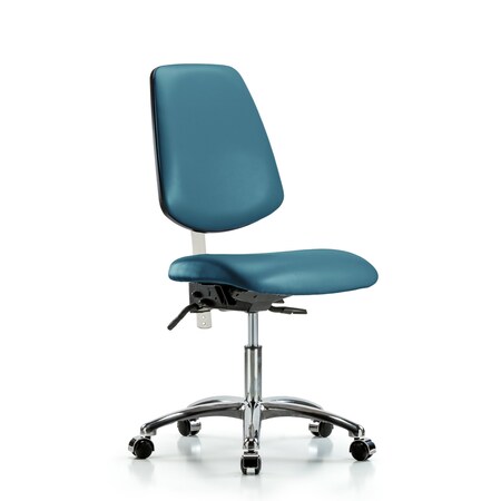 Blue Ridge Ergonomics Vinyl Clean Room Chair BR-NCR-VDHCH-MB-CR-T0-A0-CC-8801