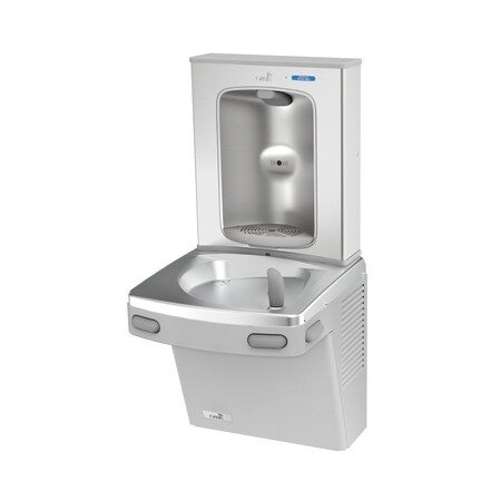 Oasis Versacooler II Single Drinking Fountain Greystone, Refrigerated & Bottle Filler, Versafilter 507047FVF