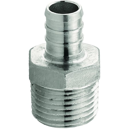 Plumbeeze Plumbeez 1/2''x1/2'' MPT SS PEX Adapter PE-PS-MA05