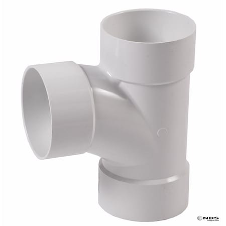 Plastic Trends NDS Schedule 35 3 in. Hub each X 3 in. D Hub PVC Sanitary Tee 1 pk 3P09