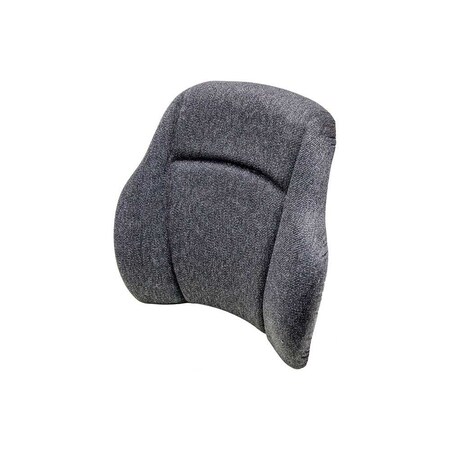 Uni Pro Backrest Cushion, Fits 1000/1001/1003 Seat, New Style, Charcoal Gray Fabric 8540