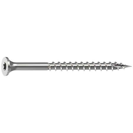Camo Deck Screw, No 10 Thread, 2-1/2 in L, 2/3 Thread, Bugle Head, Star Drive, Sharp, Type-17 Point, 100 0348150