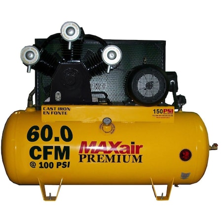 Maxair 60 CFM 120 Gallon Premium Air Compressor C153120H1-CS460-MAP