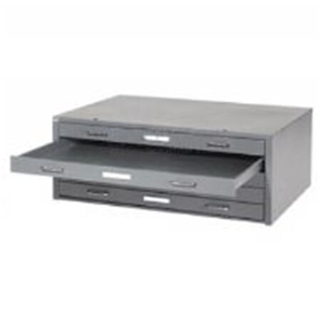 Famous Brand 506827GY Paramount 54W 5 Drawer Deluxe Flat File Gray YYGB-506827GY