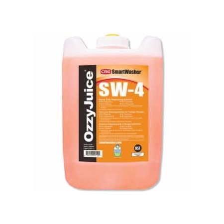 Smartwasher OzzyJuice SW-4 Heavy-Duty Degreasing Solution, 5-gal, Jug, Mild Scent, 5PK 125-14148