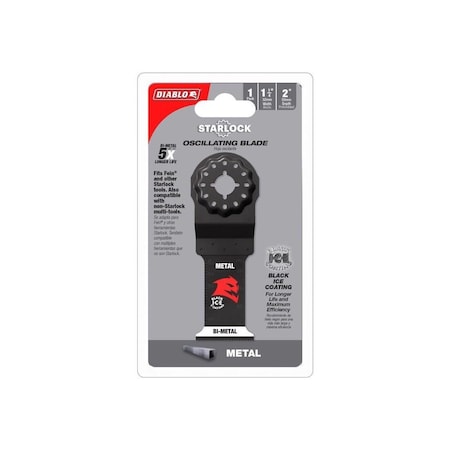 Freud Oscillating Blade 1-1/4in W Bi-Metal Curved Contact Edge Round Metal DOS125BF