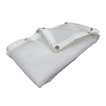Tarps Now Heavy Duty Tarp, 30 ft x 40 ft, 50 Mil, White, 100% Virgin HDPE Polypropylene CSM75WH-3040
