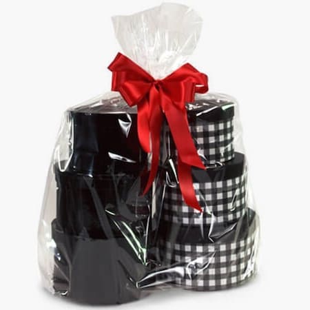 Nashville Wraps Clear Cello Basket Bags, X-Large 30x40, 50PK CB3040