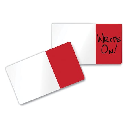 Redi-Tag Easy-To-Read Self-Stick Index Tabs, 0.43in Wide, Red, 50PK 76801