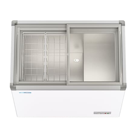 Koolmore 33 In. Flat Top Ice Cream Display Freezer - 7 cu ft KM-ICD-7C