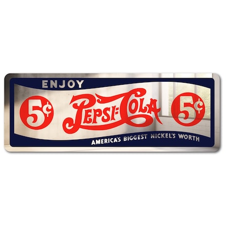 Se-Kure Luxe Pepsi 5 cents with mirror center area PGPO-Sign1