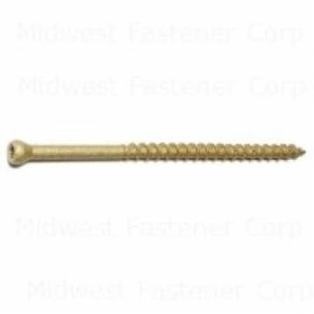 Saberdrive 51670 Screw, No 8 in Thread, 3 in L, Trim Head, 93 PK M51670