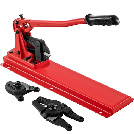 Vevor Bench Swager Tool Wire Rope Swaging Tool w/Crimper Cable Bolt Cutter Head YXQZ24-0844