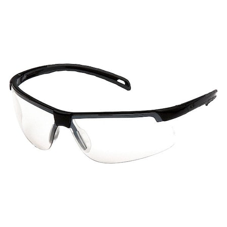 Pyramex Ever-Lite(R), Safety Glasses, Photochromic, Scratch-Resistant, Black Frame, Half-Frame SB8624D
