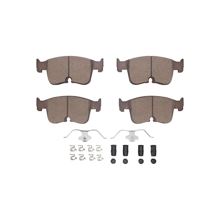 Dynamic Friction Co DFC EURO 5000 Ceramic Pad and Hardware Kit 1600-2438-01