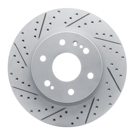 Dynamic Friction Co DFC Geoperformance Rotor - Drilled and Slotted 830-47080L